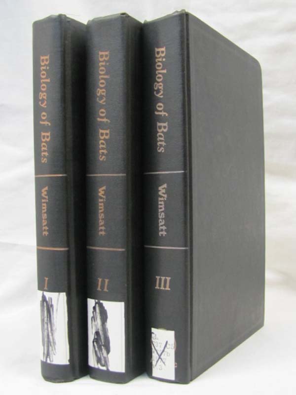 Wimsatt, William A: Biology of Bats, Volumes I - III (Three Volumes)