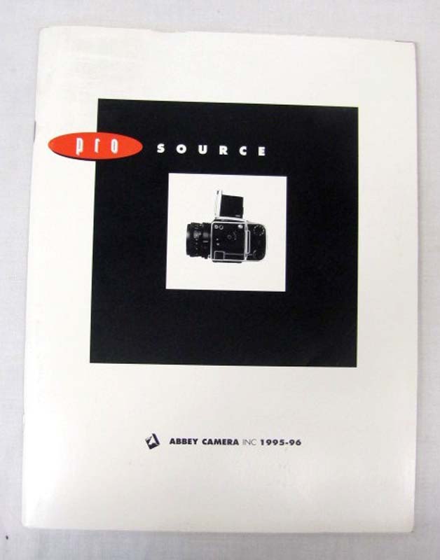 Abbey Camerca Inc: Abbey Camera Pro Source Catalog 1995-96