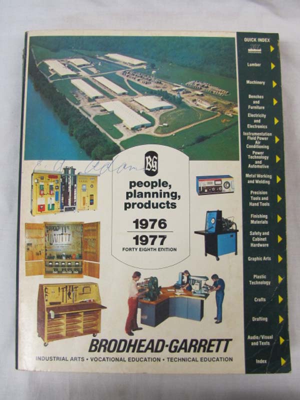Brodhead-Garrett: People Planning Products 1976-7 48th ed lumber machinery be...