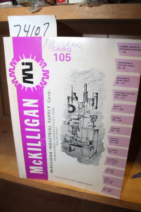 McKilligan: Catalog 105 McKilligan Industrial Supply Corp Johnson City,