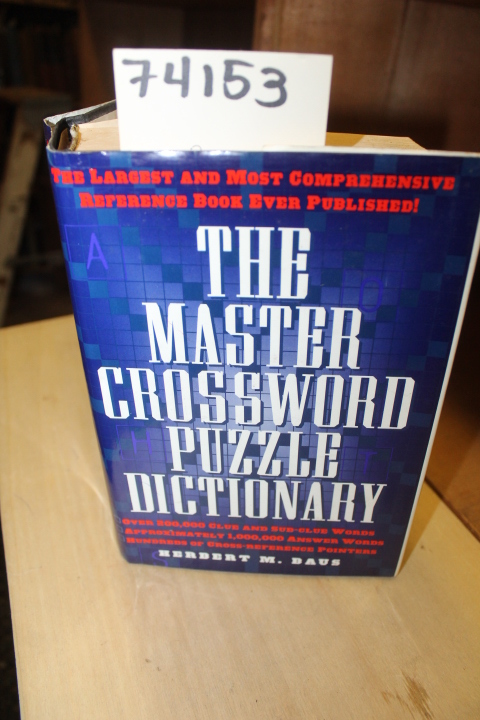 Baus, Herbert M.: The Master Crossword Puzzle Dictionary