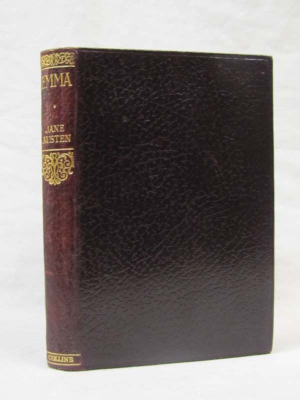 Austen, Jane: Emma 1920 circa, Gilt, Maroon Leather, Collins, London, Sewell ... Austen, Jane: Emma 1920 circa, Gilt, Maroon Leather, Collins, London, Sewell ...