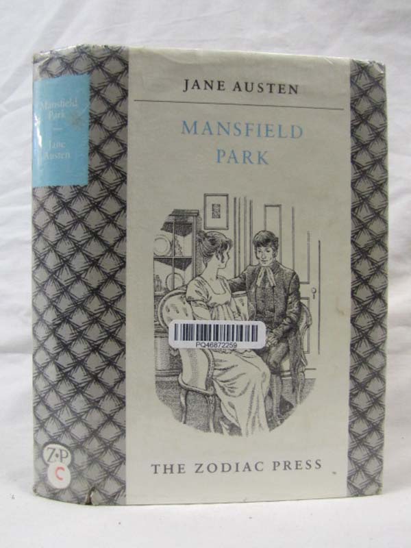 Austen, Jane: Mansfield Park, 1988 white hardback dust jacket ex-library Austen, Jane: Mansfield Park, 1988 white hardback dust jacket ex-library