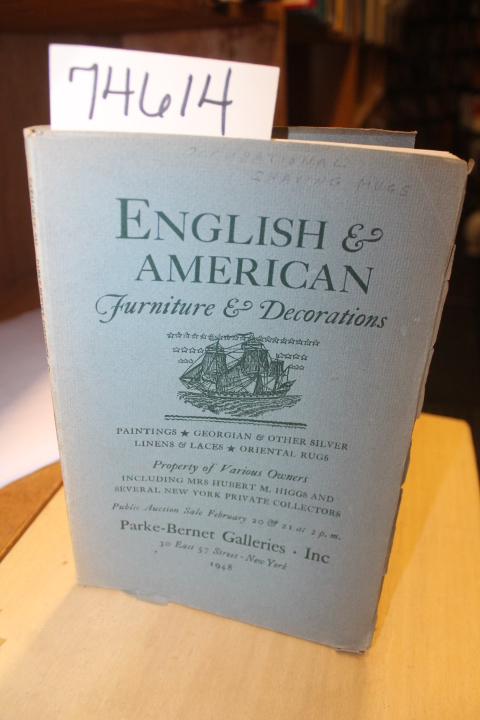 Galleries, Parke-Bernet;: English & American Furniture & Decorations