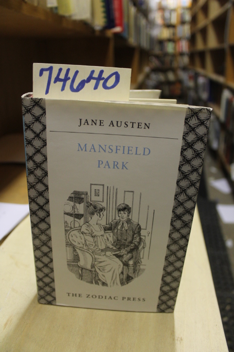 Austen, Jane: Mansfield Park, 1988 Zodiac Press, hardback Austen, Jane: Mansfield Park, 1988 Zodiac Press, hardback