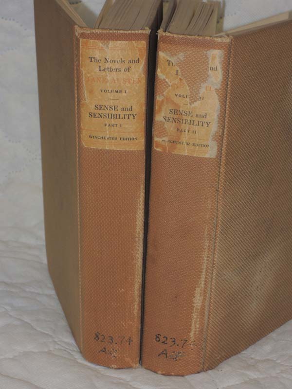 Austen, Jane: Sense and Sensibility Volume 1-2 HIMEBAUGH