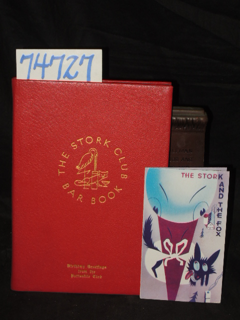 Beebe, Lucius ; Sherman Billingsley,: The Stork Club Bar Book Clam Shell Box ...