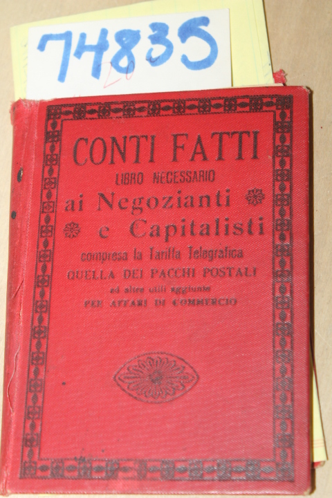 Conti Fatti Libro Necessario  AA.VV.: Conti Fatti Libro Necessario ai Negozia...