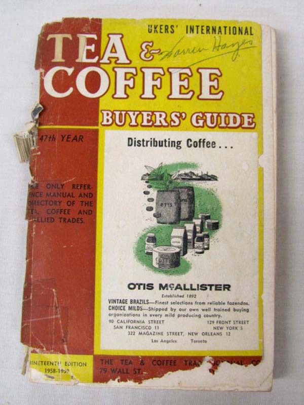 Ukers, William: Ukers' International Tea & Coffee Buyers' Guide