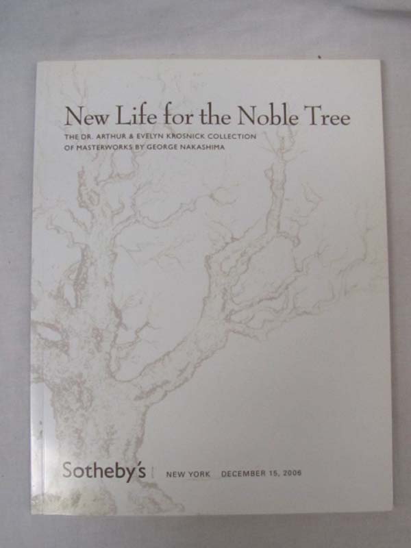 Sotheby's; George Nakashima: New Life for the Noble Tree; The Dr. Arthur & Ev...