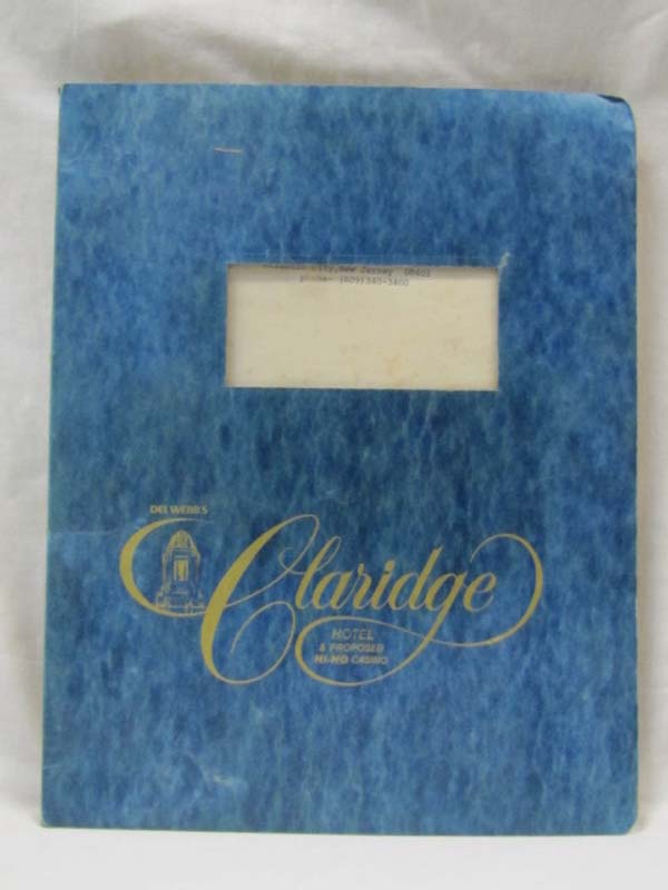 Claridge: Claridge Casino Hotel Atlantic City, N J Emergency Fire Evacuation ...