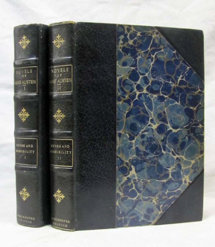 Austen, Jane: The Novels of Jane Austen; Sense and Sensibility Vols. I-II, Li...