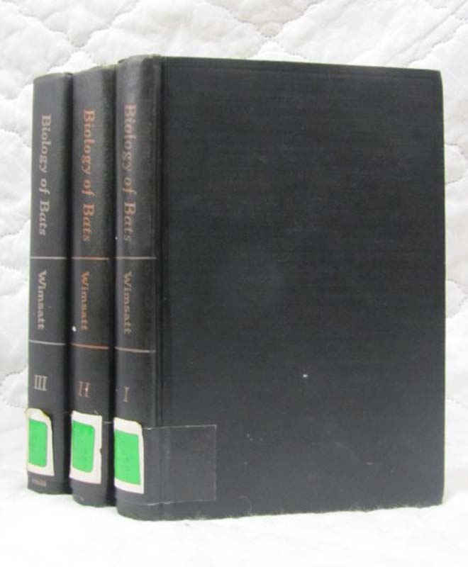 Wimsatt, William A.: Biology of Bats Volume 1-3