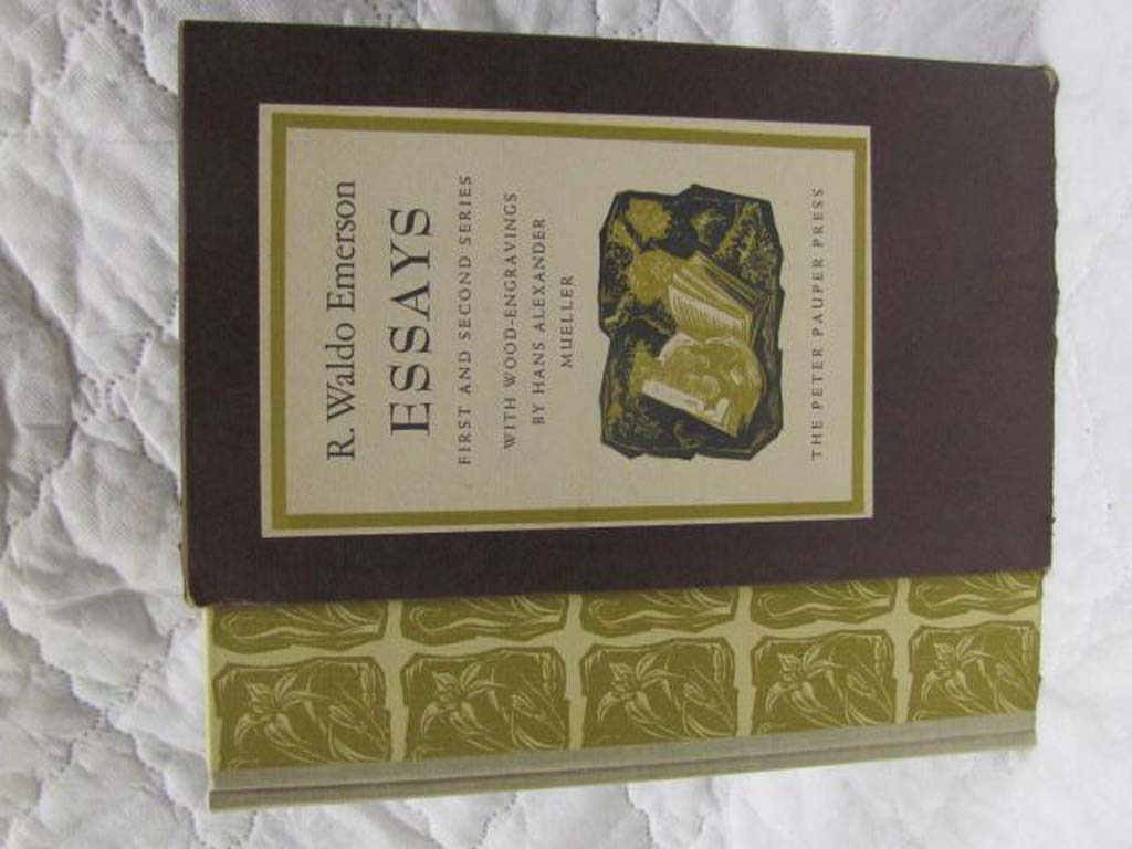 Emerson, Ralph Waldo ; Mueller, Hans...: Ralph Waldo Emerson Essays First and...