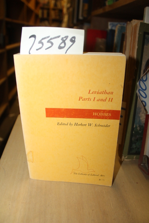 Schneider, Herbert W (intro by): Leviathan Parts I and II