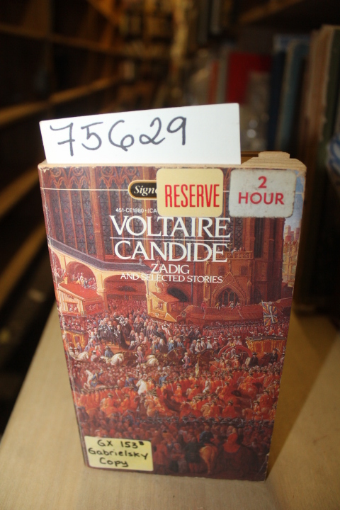Frame, Donald M.; Voltaire ; Candide...: Voltaire Candide, Zadig and Selected...