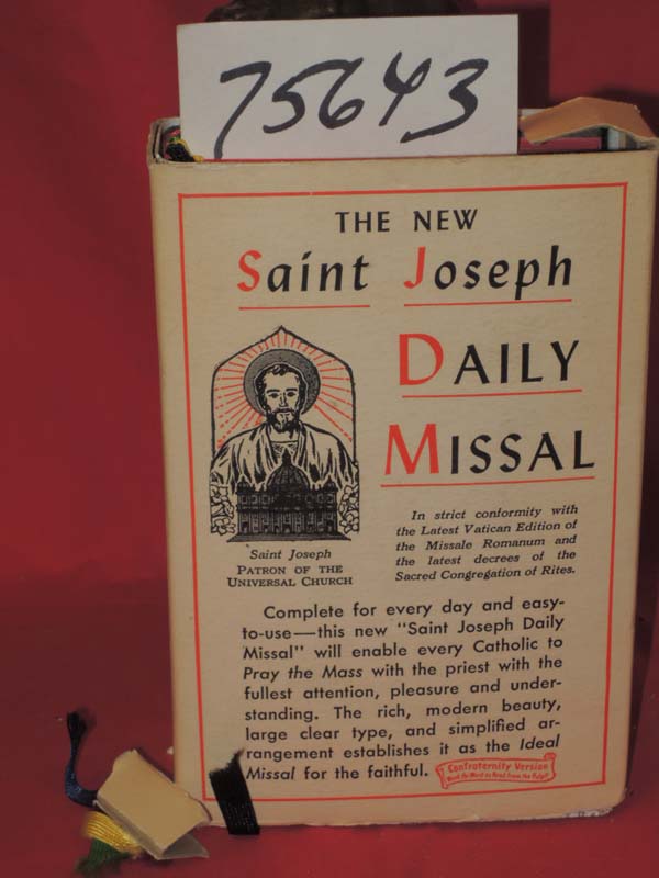 Hoever, Rev Hugo H (ed): Saint Joseph Daily Missal the Officials Prayers of t...