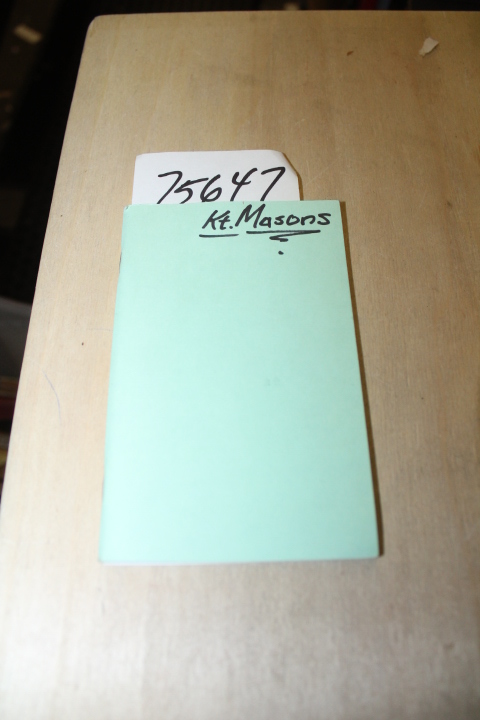 Knight Masons: Council of Knight Masons and Degrees of Knight Masonry