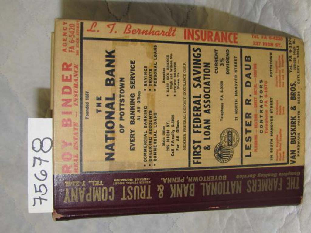 Polk's Pottstown: Polk's Pottstown (Montgomery County, PA.) City Directory an...