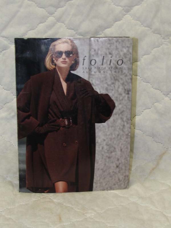 Saks Fifth Avenue: Folio Saks Fifth Avenue Autumn 1990
