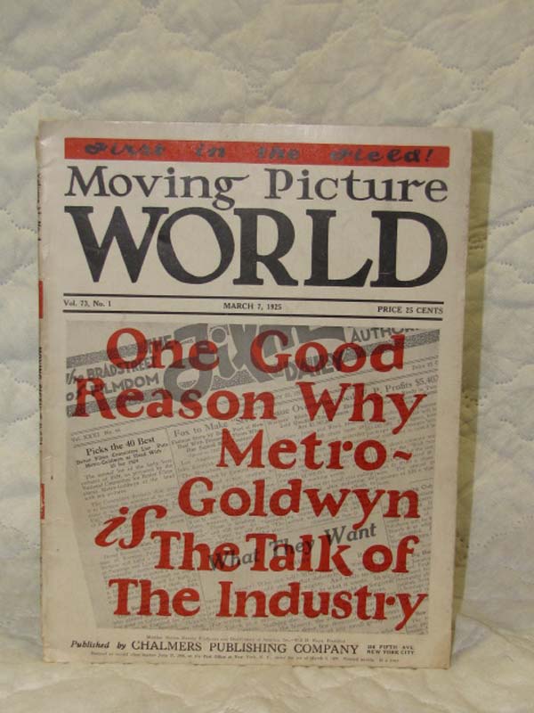 Moving Picture World and Sennett, Mack: First in the Field! Moving Picture Wo...