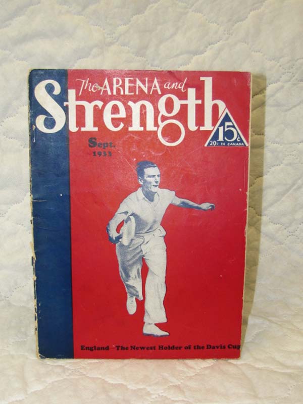 The Arena and Strength: The Arena and Strength Septmber 1933, Red paperback
