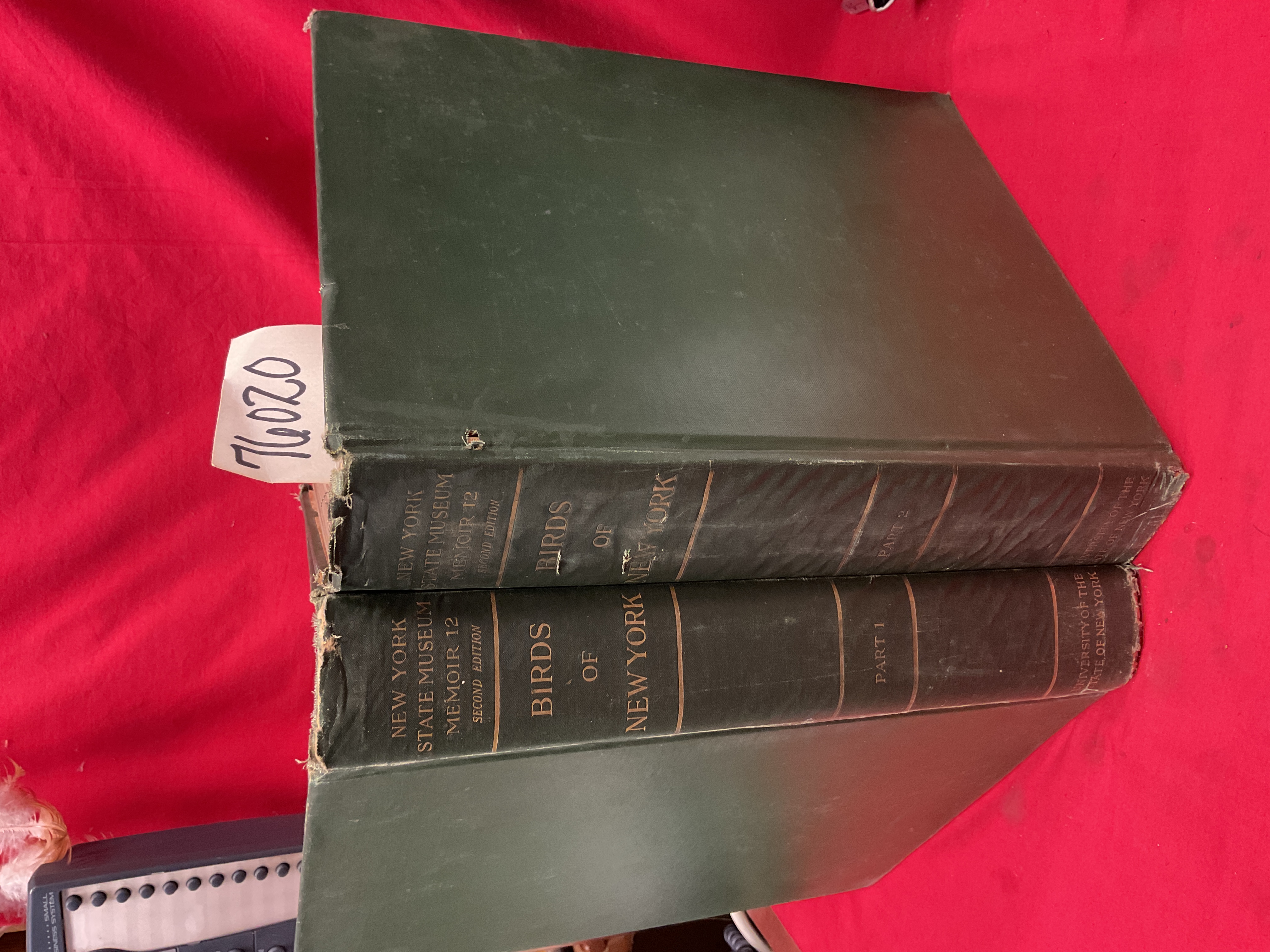 Eaton, Elon Howard: Birds of New York, New York State Museum Memoir 12 parts ...