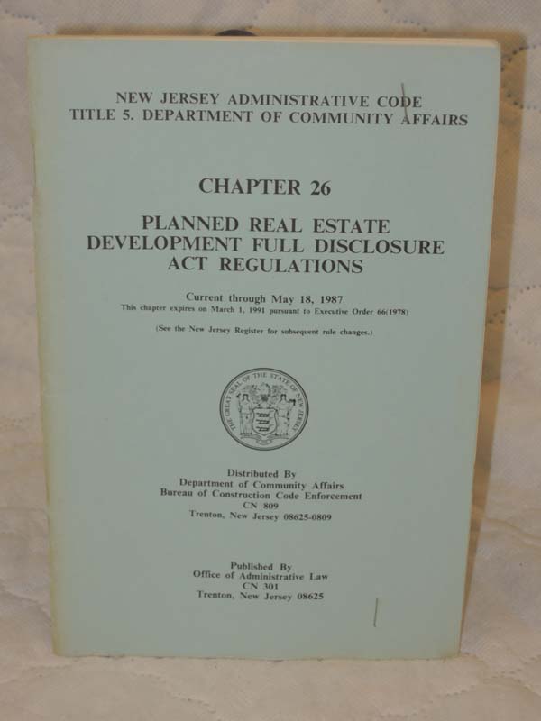 Department of Community Affairs Bure...: New Jersey Administrative Code Title...