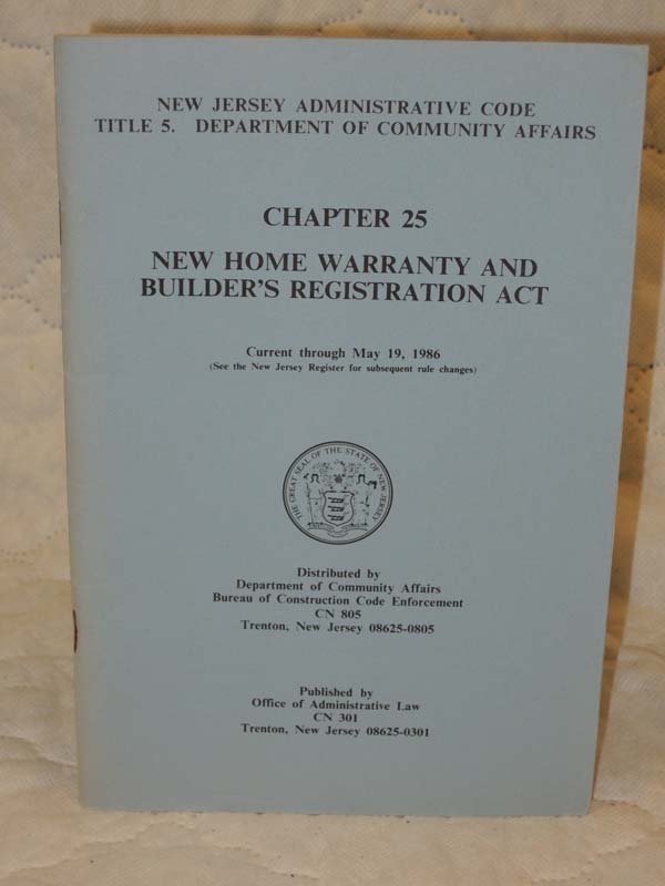 Department of Community Affairs Bure...: New Jersey Administrative Code Title...