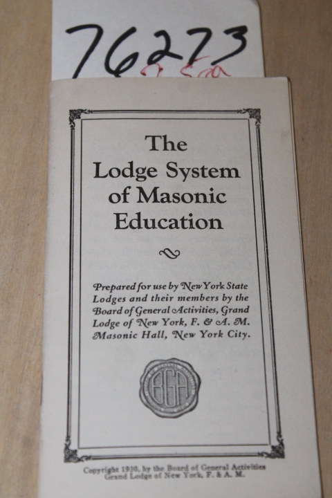 Mollenhauer, C. C.: Lodge System of Masonic Education