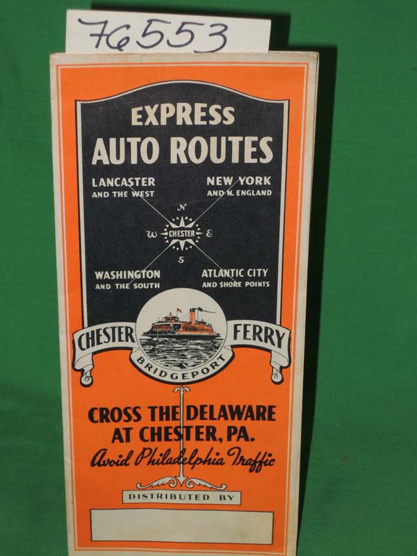 Delaware River Ferry Co: Express Auto Routes Chester Bridgeport Ferry Lancast...