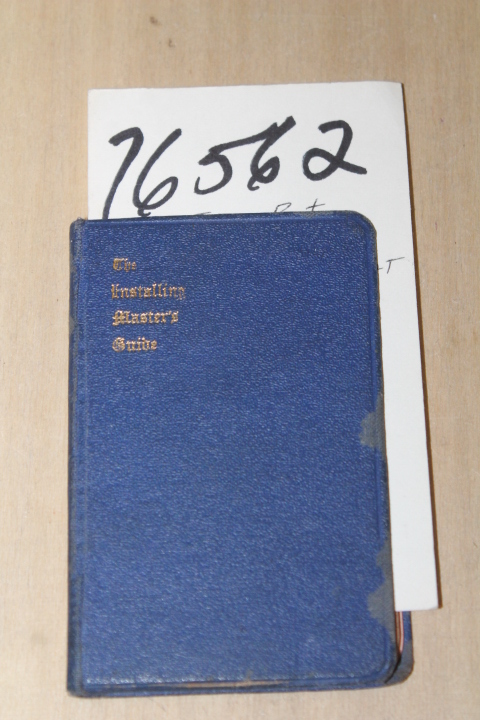 Ellery, T. B., F. R. G. S., PO. M. 475: Installing Master's Guide or Craft In...