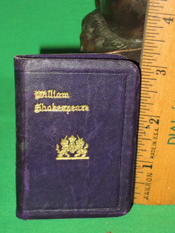 Shakespeare, William: Romeo & Juliet minature BLUE LEATHER