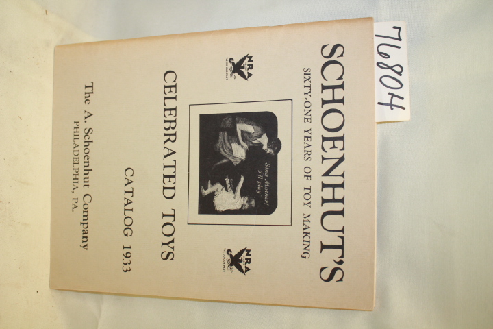 Schoenhut: SCHOENHUT'S CELEBRATED TOYS CATALOG 1933;