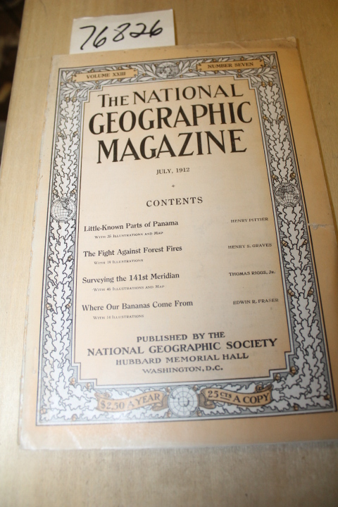 National Geographic Magazine: National Geographic Magazine July 1912 Vol XXII...