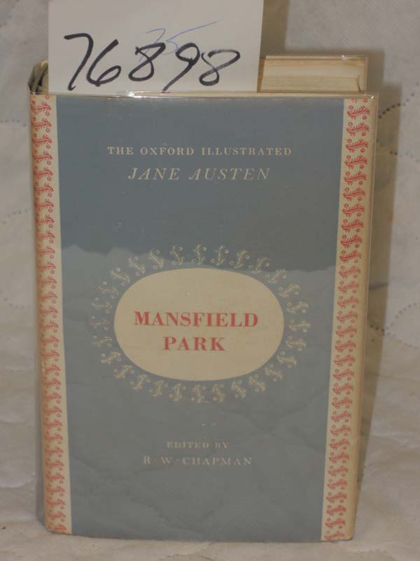 Chapman, R. W.: Novels of Jane Austen Volume III Mansfield Park
