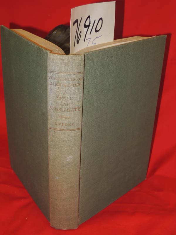 Chapman, R. W.: Novels of Jane Austen Volume I Sense & Sensibility