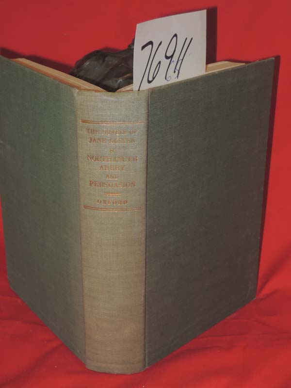 Chapman, R. W.: Novels of Jane Austen Volume V Northanger Abbey & Persuasion