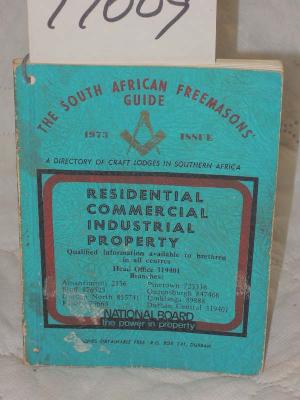 Craft Lodges in Southern Africa: South African Freemason's Guide 1973 Issue