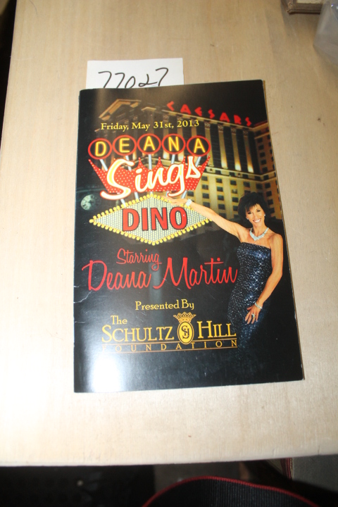 Schultz Hill Foundation: Deana Sings Dino Starring Deanna Martin Program ATLA...