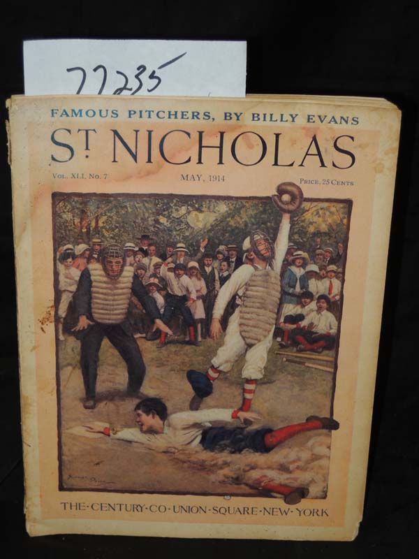 St. Nicholas ARTHUR RACKHAM: St. Nicholas 1914 Magazine BASEBALL Norman Price...