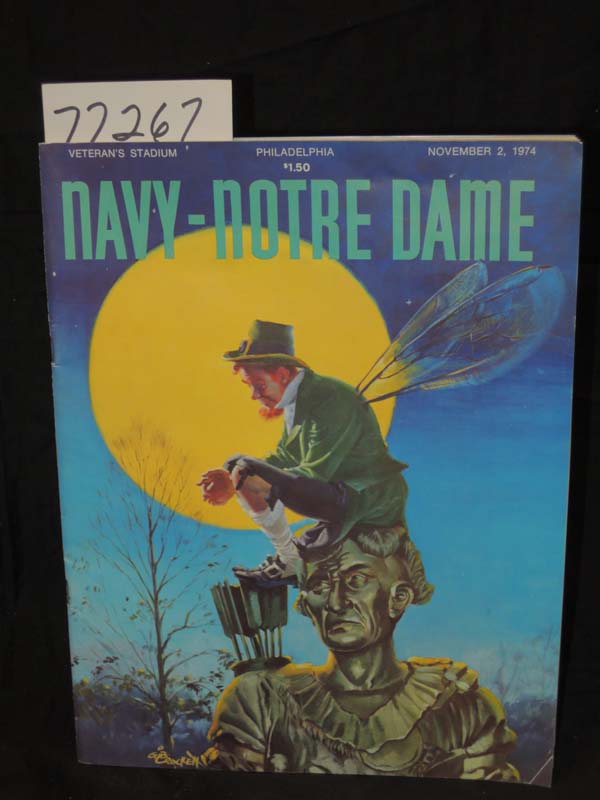 Navy - Notre Dame  Program: Navy - Notre Dame Veteran's Stadium Philadelphia ...