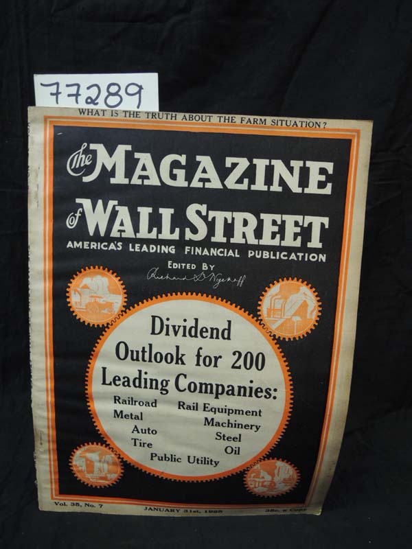 Wyckoff, Richard D.: Dividend Outlook for 200 Leading Companies:Railroad, Met...