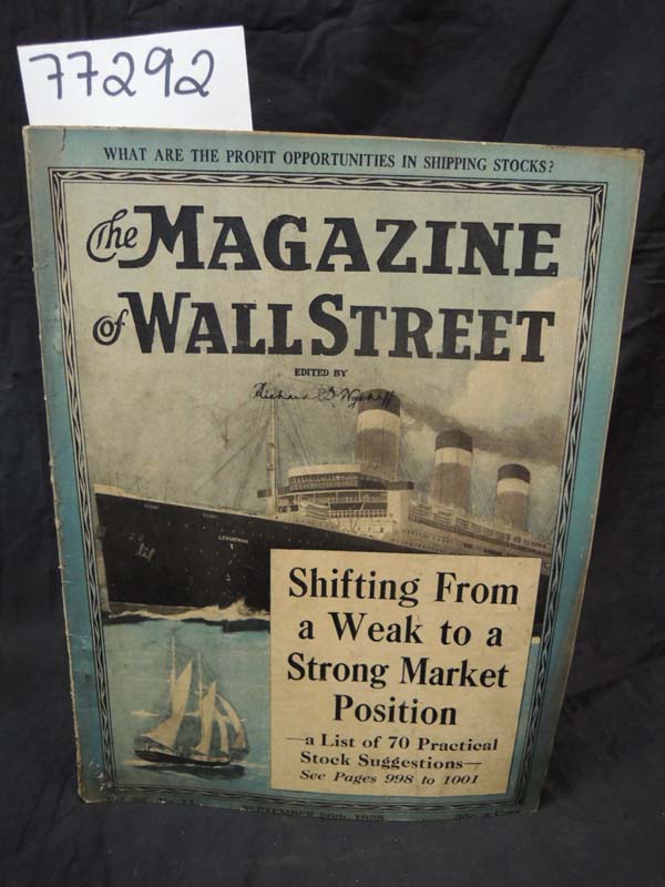 Wyckoff, Richard D.: Shifting From a Week to a Strong Market Position Magazin...