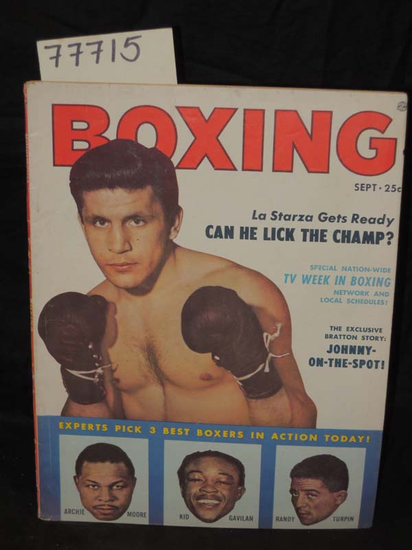 Weider, Joe: Roland Lastarza  Tv Boxing The Exciting  Magazine For Television...