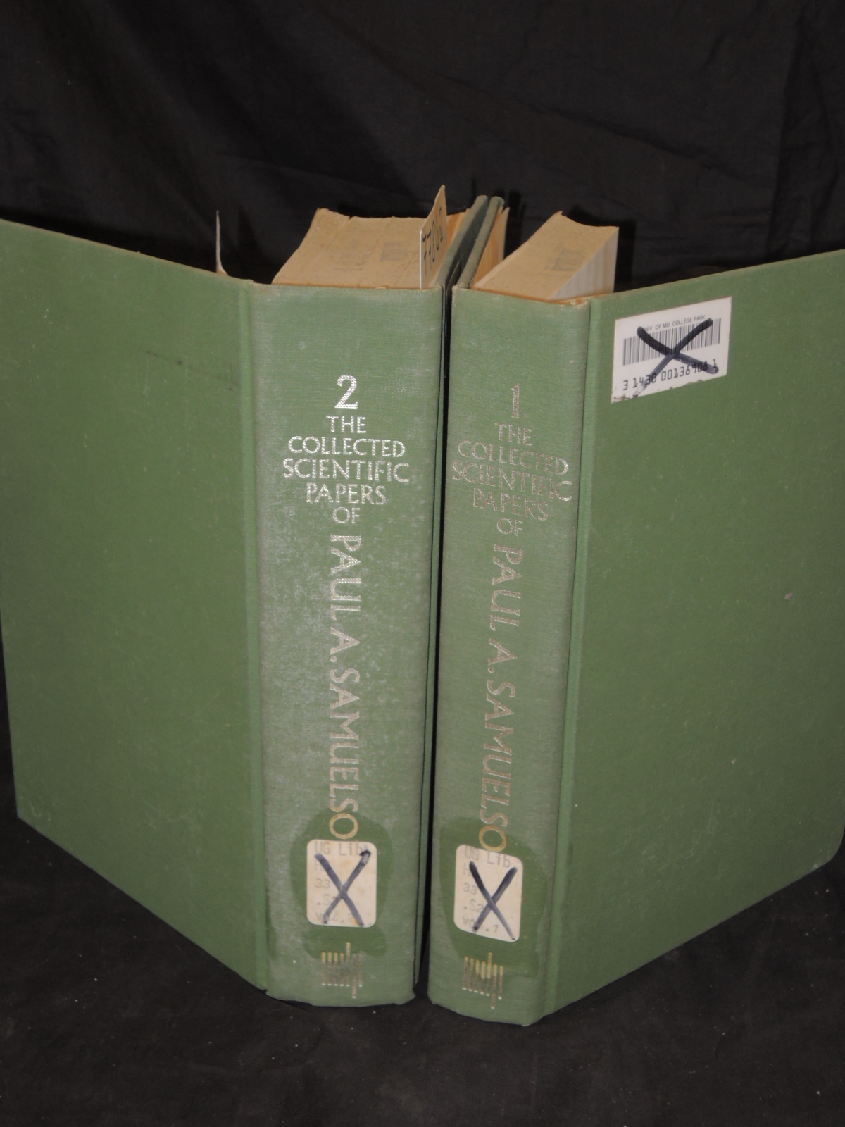 Stiglitz, Joseph E.    editor: THE COLLECTED SCIENTIFIC PAPERS OF PAUL ANTHON...