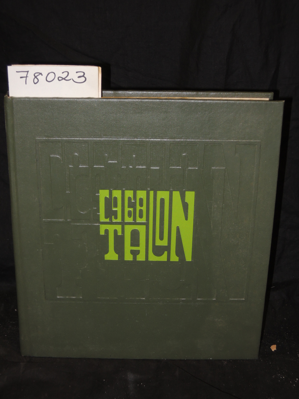 Drea, Stephanie  editor: TALON 1968 AMERICAN UNIVERSITY YEARBOOK