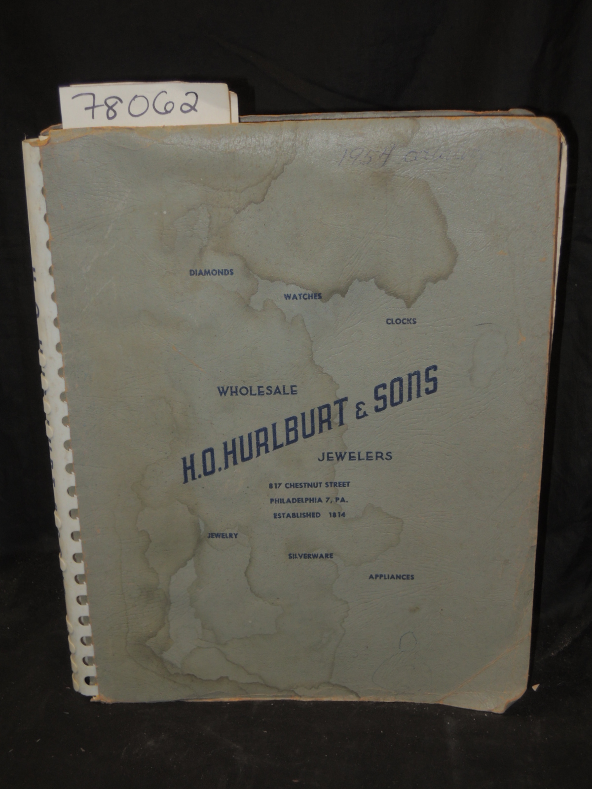 HURLBURT, H.O.: H.O.HURLBURT & SONS: WHOLESALE JEWELERS - DIAMONDS, WATCHES, ...