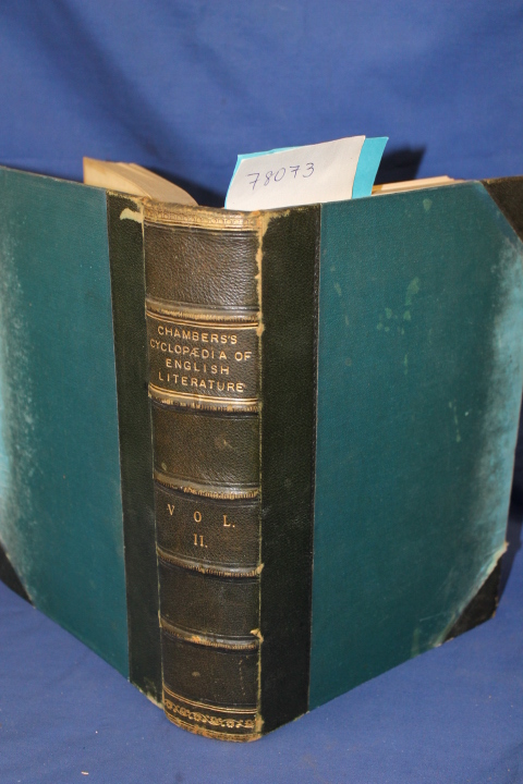 Patrick, David: CHAMBER'S  CYCLOPAEDIA OF ENGLISH LITERATURE Volume 2