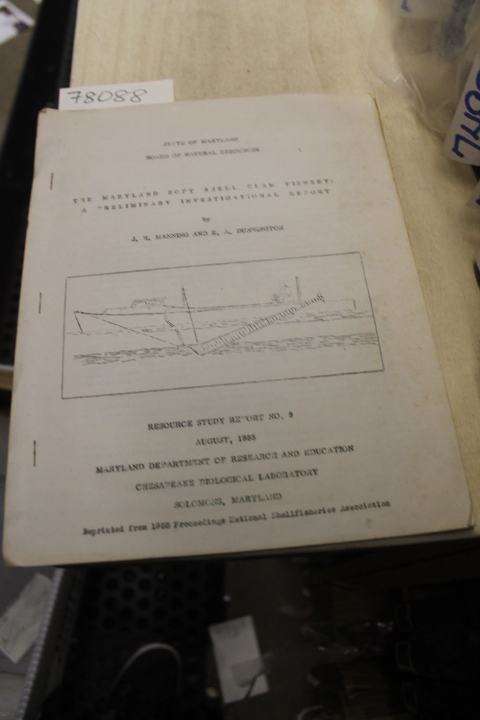 Manning, J. H.; Dunnington, E. A.: The Maryland soft shell clam fishery: a pr...